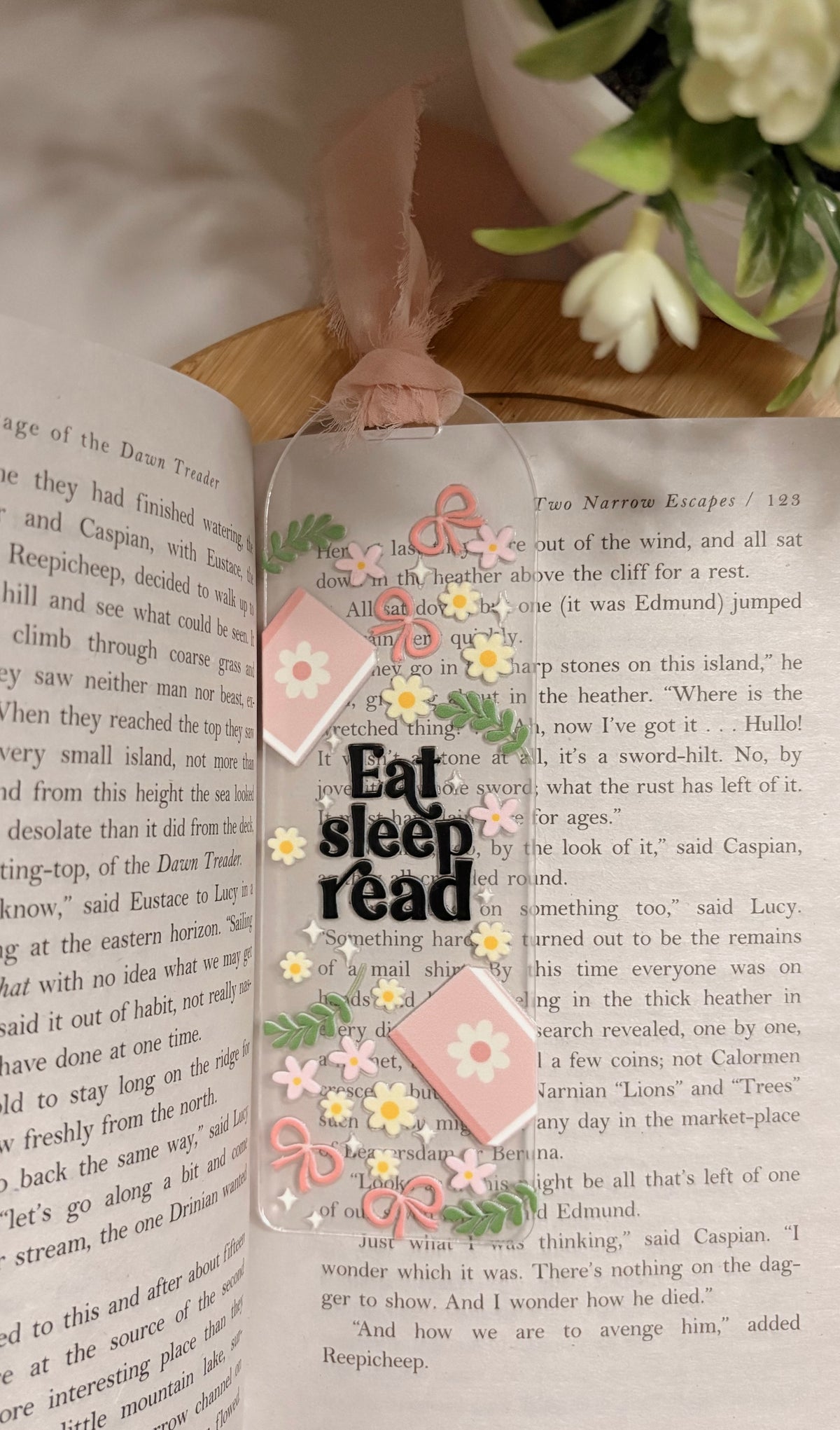 Eat Sleep Read Bookmark