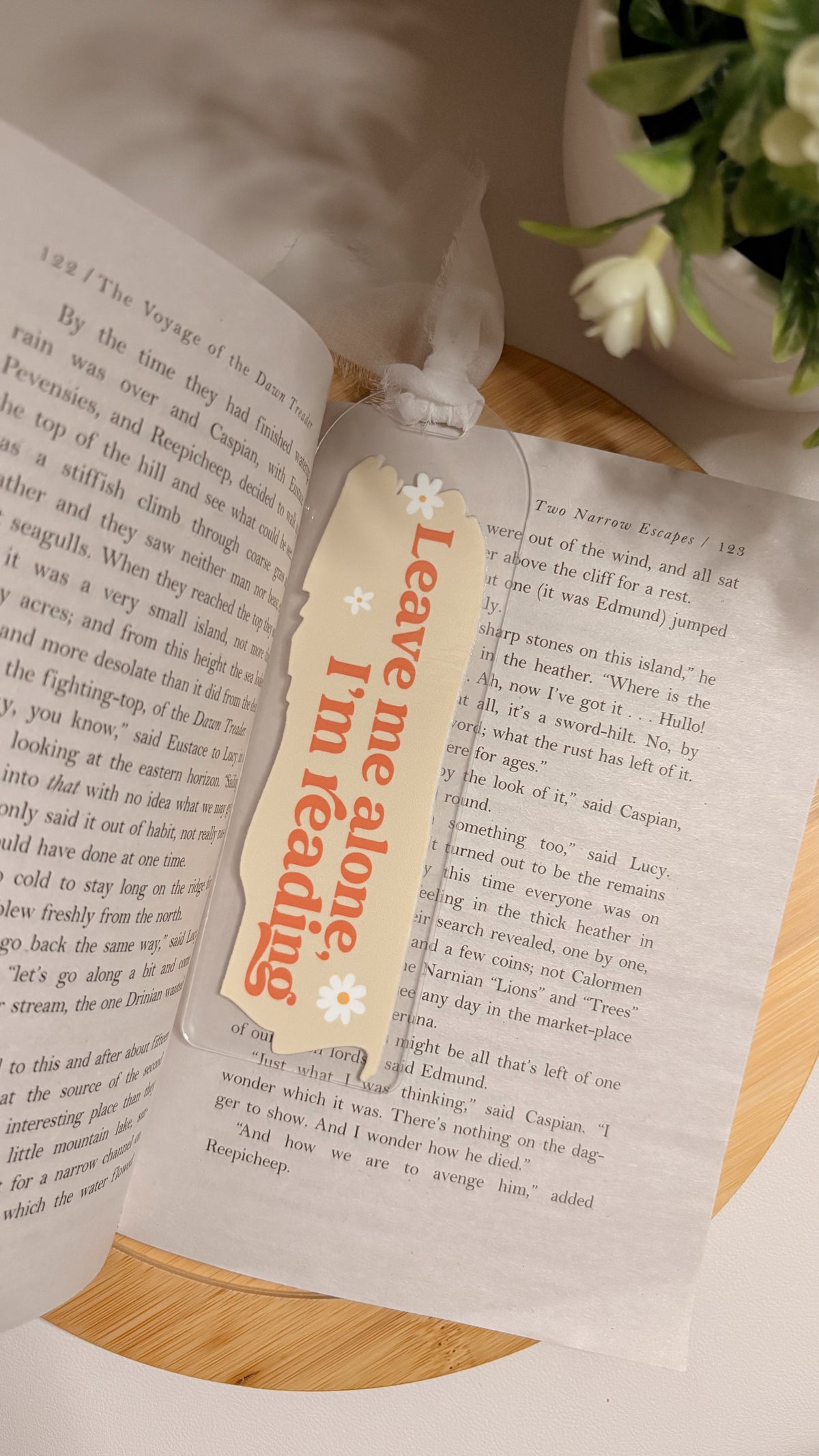 Leave me alone, I’m reading bookmark