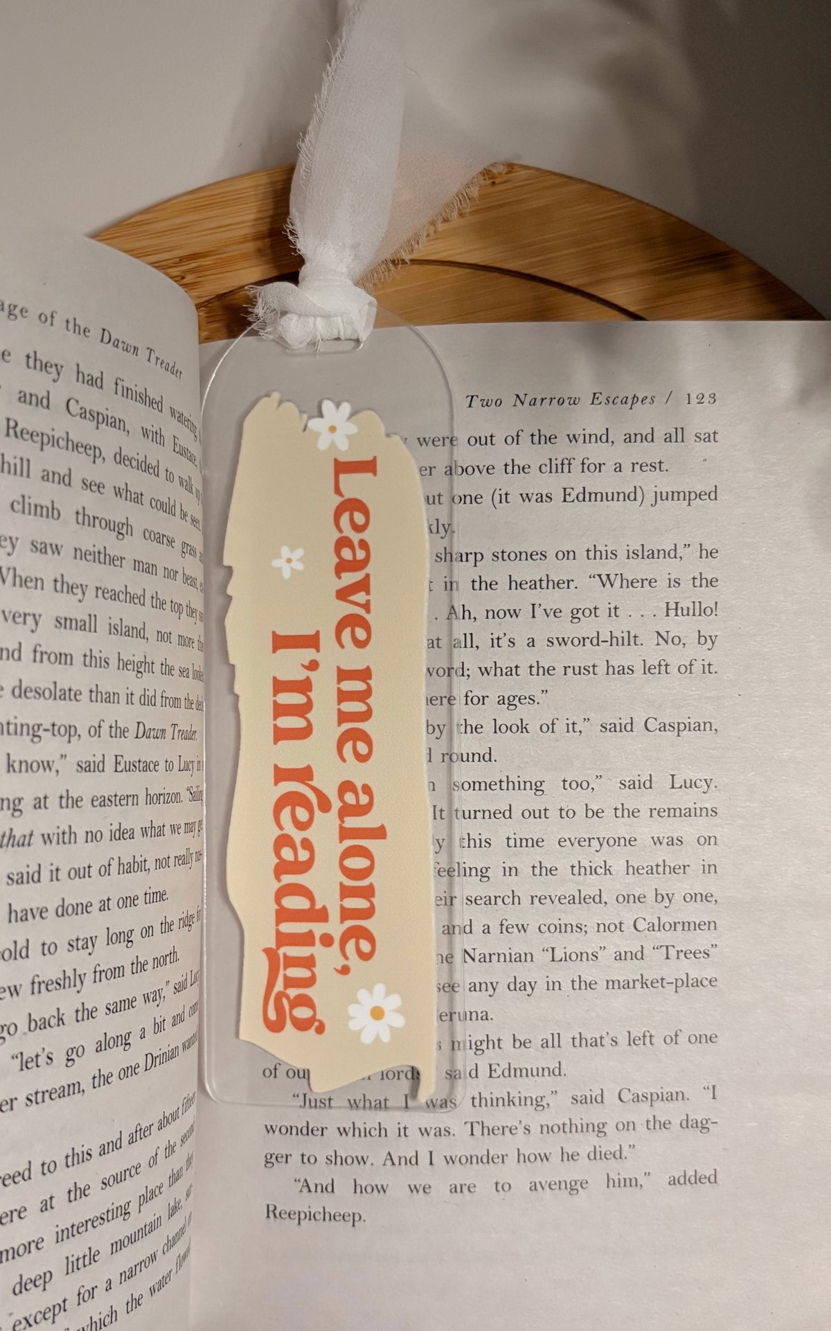 Leave me alone, I’m reading bookmark