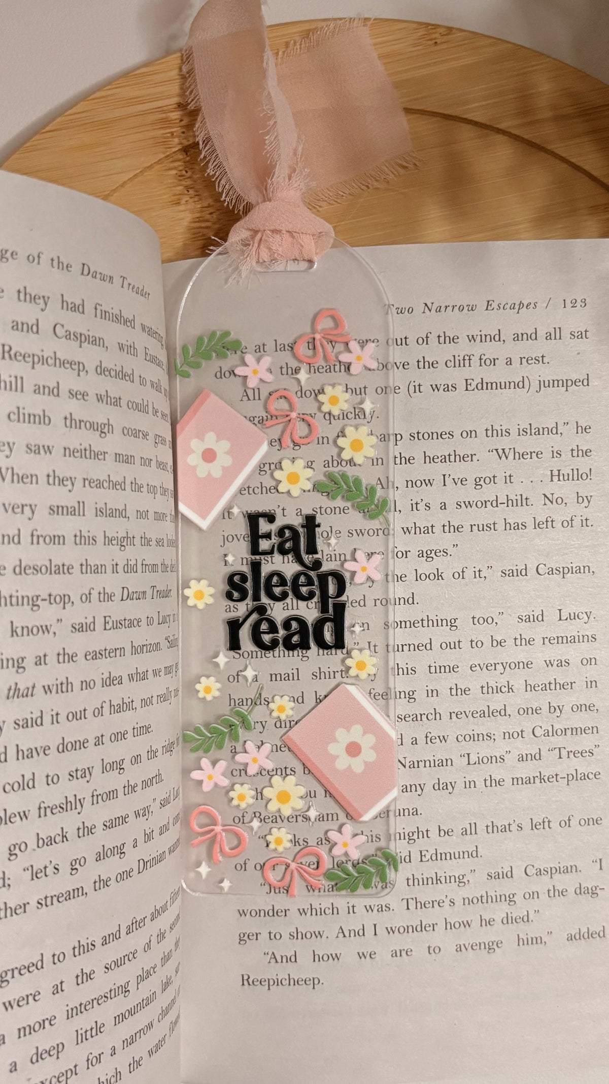 Eat Sleep Read Bookmark