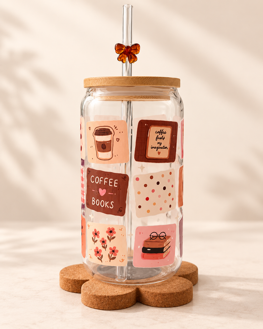 Coffee lover glass cup