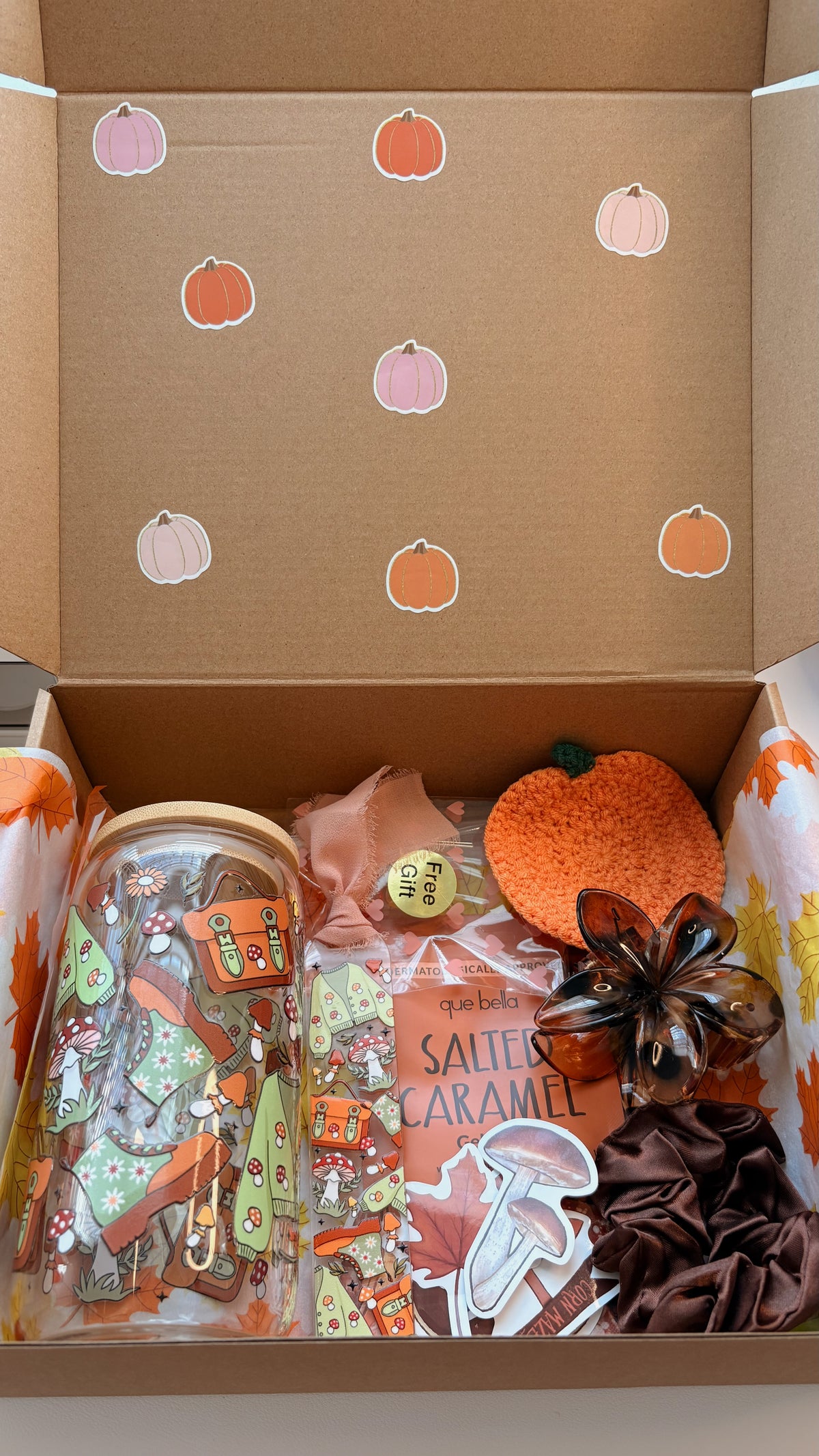 Cozy fall gift box